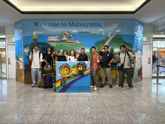 松山に到着!
